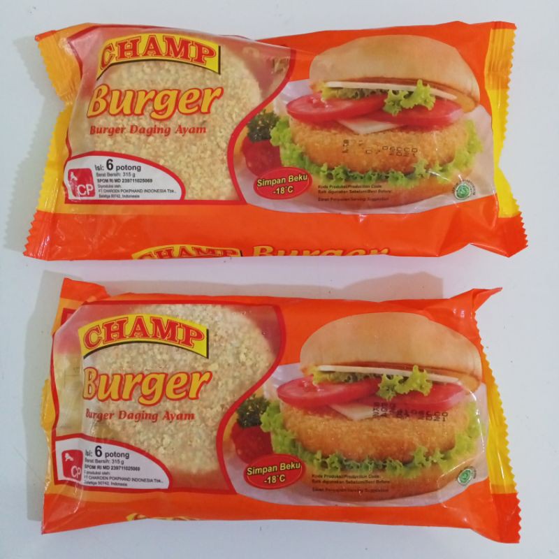 Jual Champ Burger Ayam Isi Pcs Shopee Indonesia