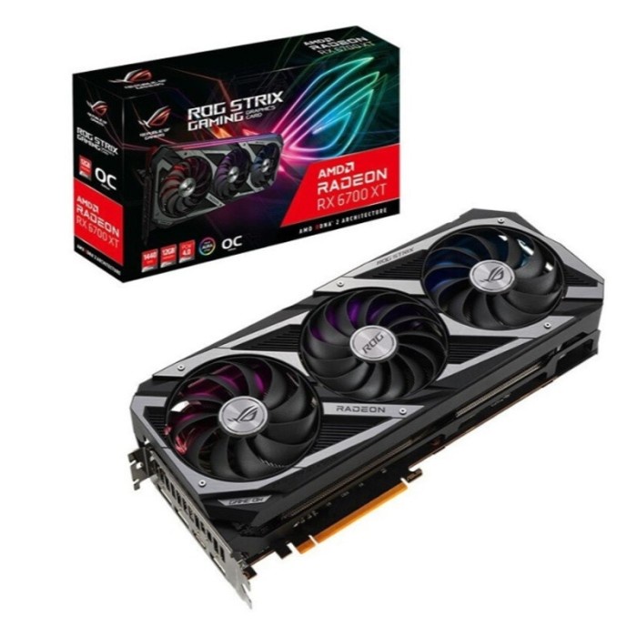 Jual ASUS ROG STRIX RX 6700 XT 6700XT MINING or GAMING OC 12GB GDDR6 ...