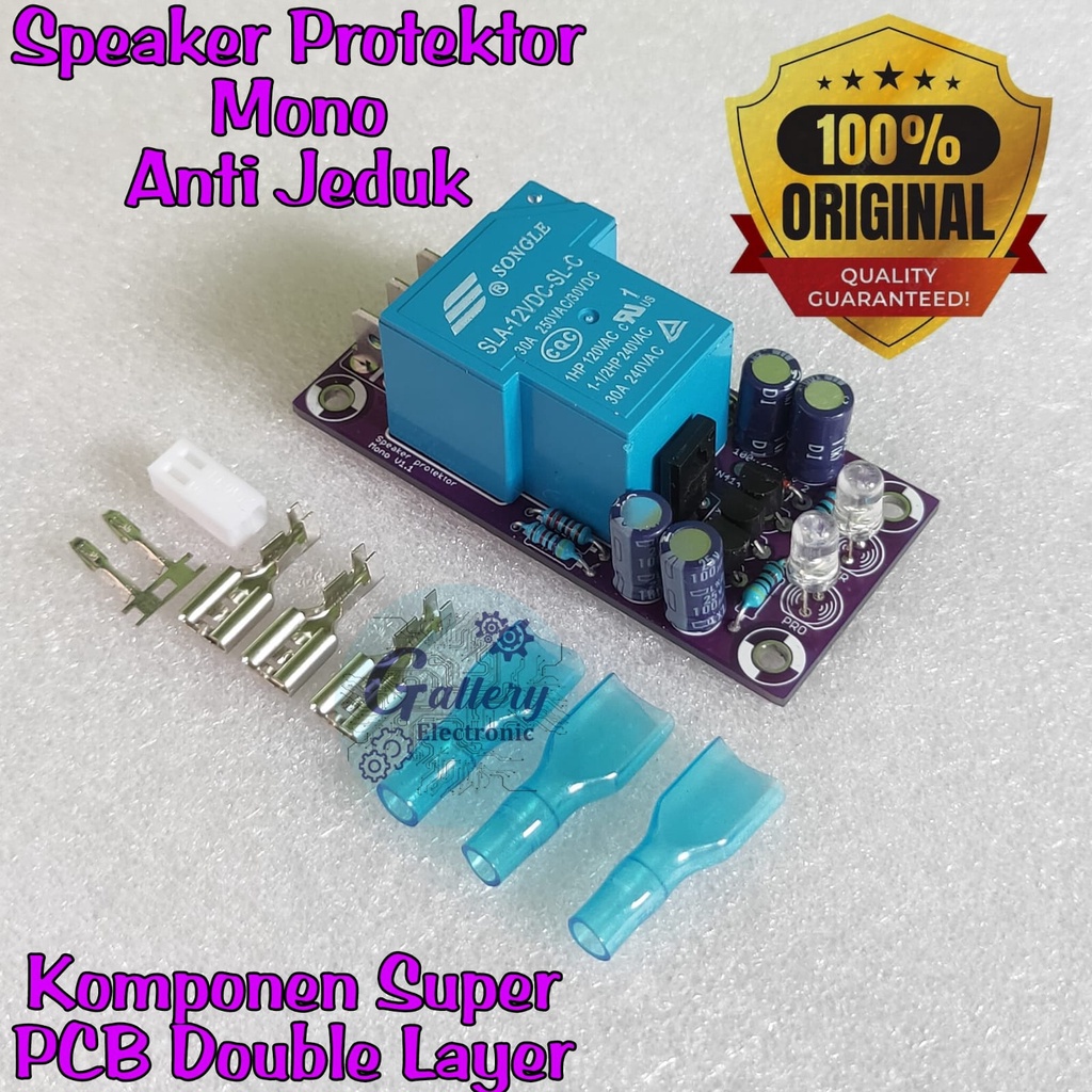 Jual Speaker PROTECTOR / Protek Mono PCB Double Layer FR4 Fiberglass ...