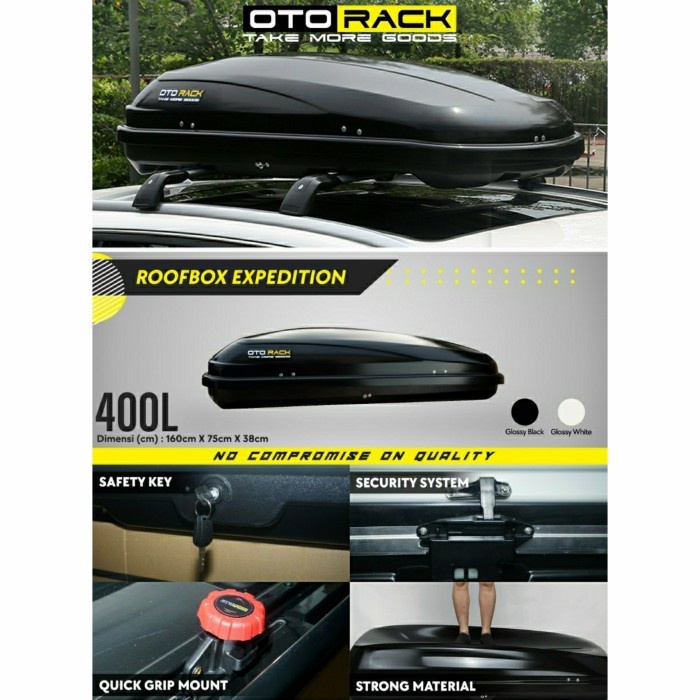 Jual Roofbox Otorack Expedition Series Liter Roof Box Otoproject Bagasi Shopee Indonesia