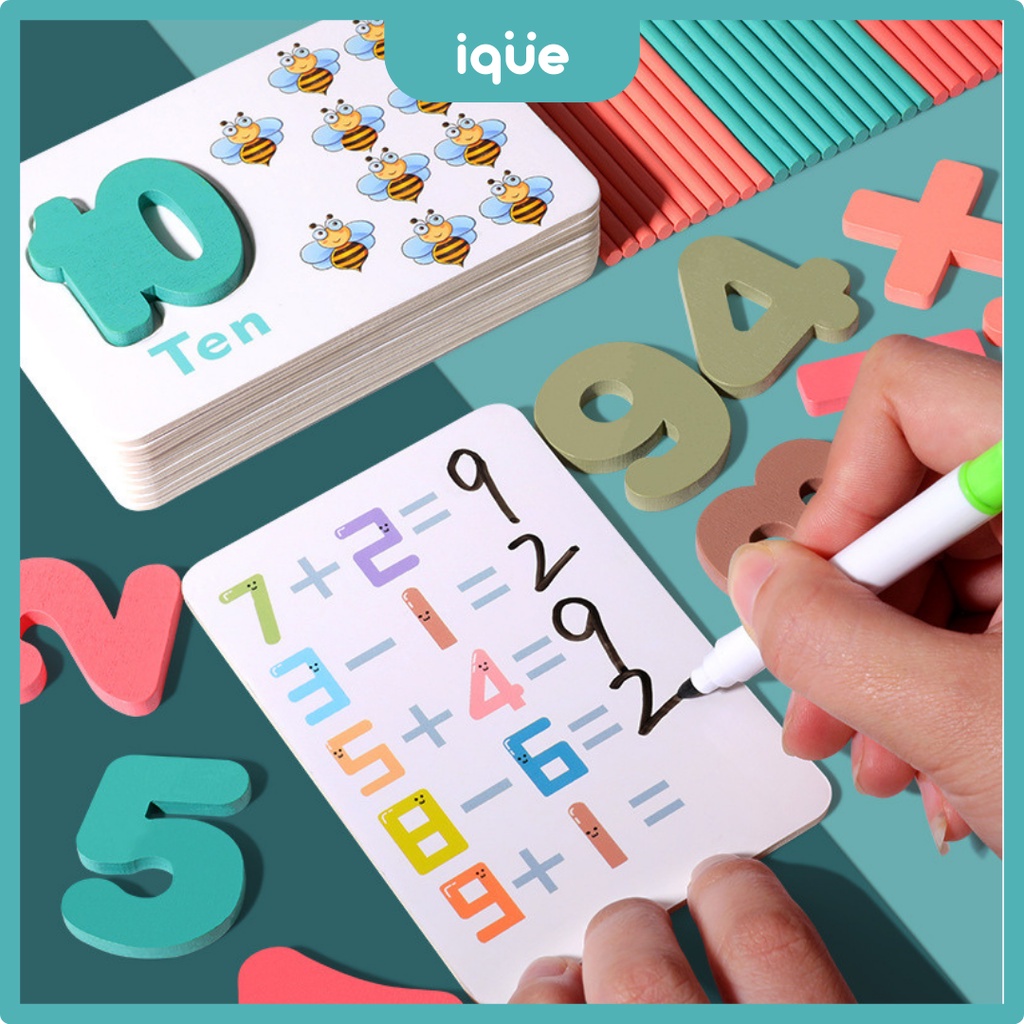 Jual IQUE Mainan Edukasi Anak/Mainan Stik Belajar Menghitung ...