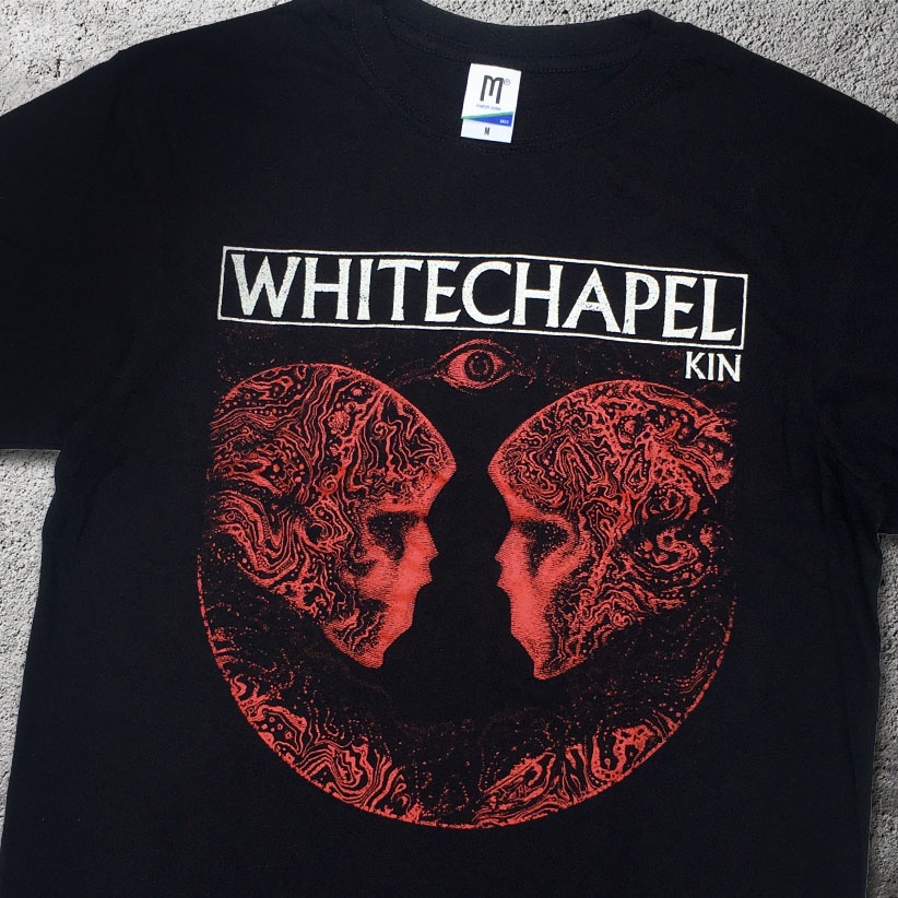 Jual T-Shirt Kaos Band WHITECHAPEL - KIN EYE Builtup Premium | kaos ...