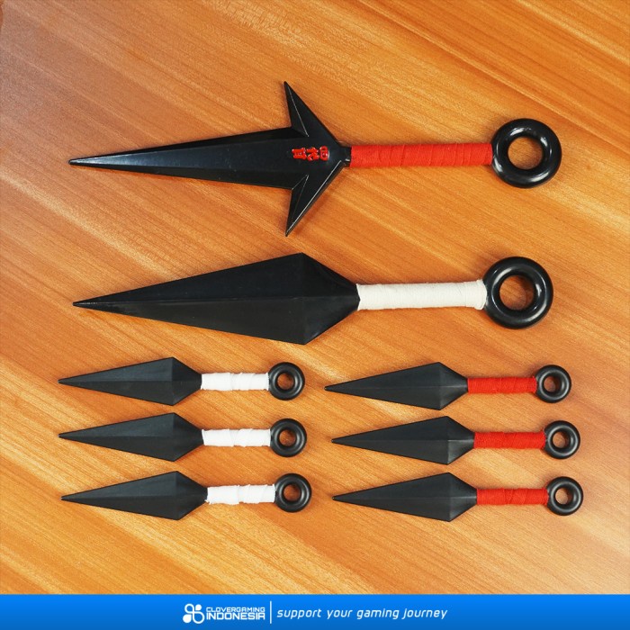 Jual Miniatur Naruto Kunai Figure Ninja Cosplay Anime Aksesoris Ninja