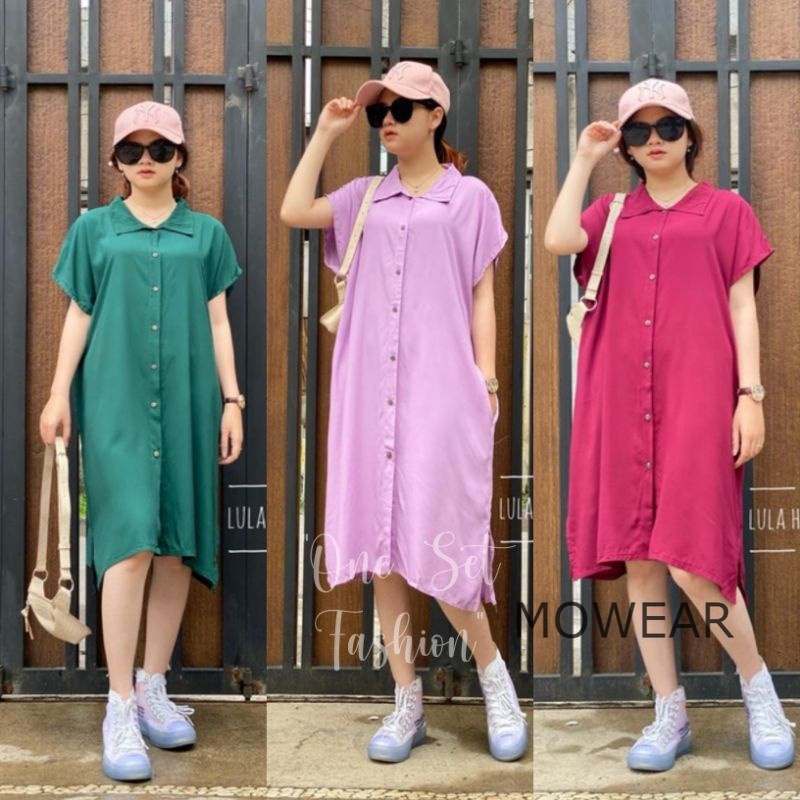Jual Daster Kancing Depan Full Polos Kekinian Busui Viral Adem|Lula ...