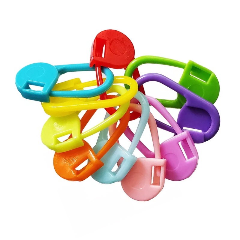 Jual Peniti Plastik / Penanda Rajut / Locking Stitch Mark | Shopee ...