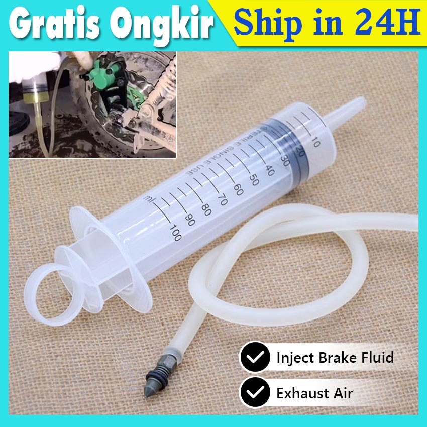 Jual Brake Oil Pump Fluid Bleeder Alat Kuras Minyak Rem Bleeding Mobil