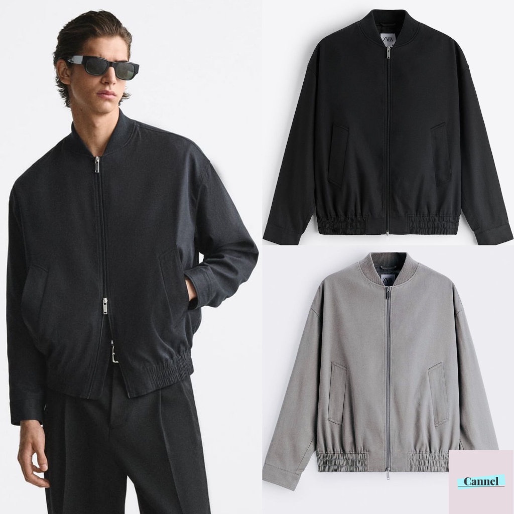 Jual Basic Bomber Jacket by ZAR* - Jaket Bomber Pria | Shopee Indonesia