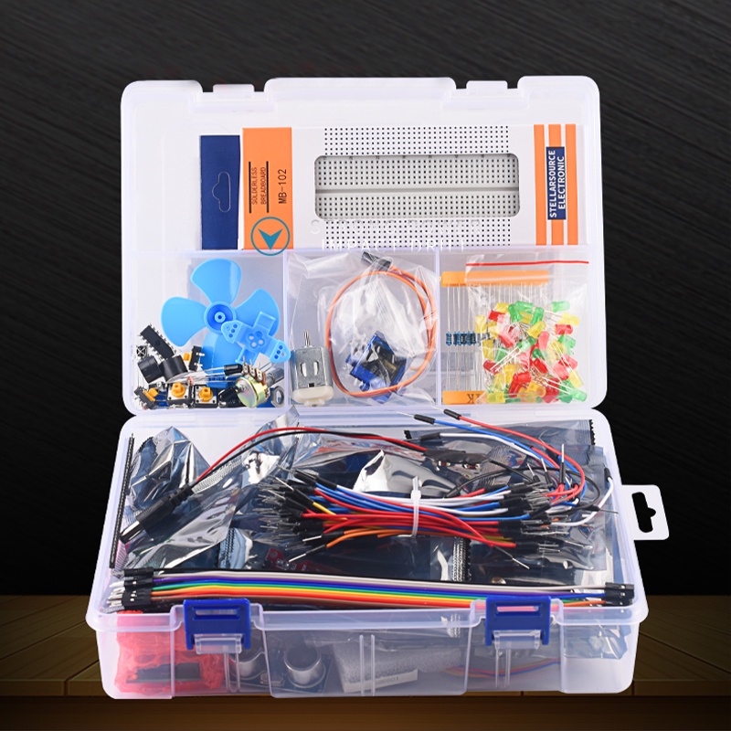 Jual Arduino Uno R3 starter kit Paket Compatible Belajar Arduino Uno R3 ...