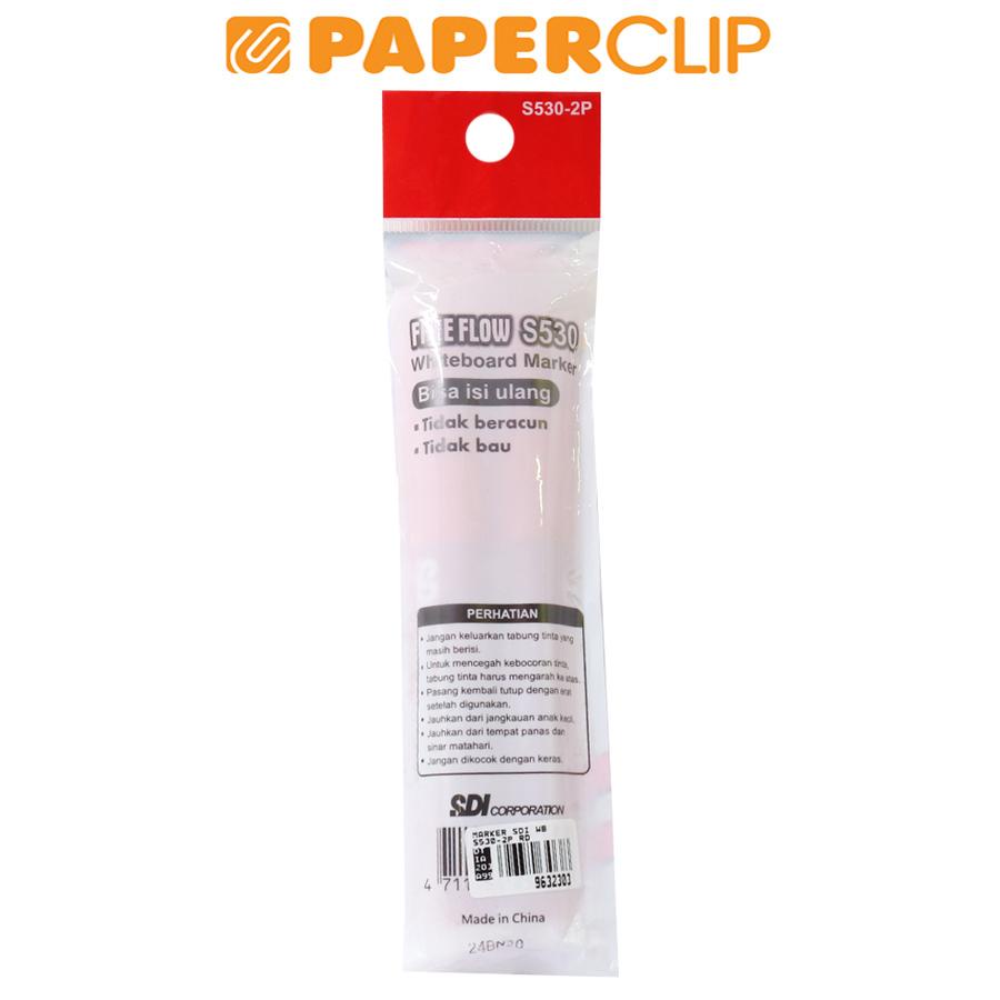 MARKER SDI WHITE BOARD S530-2P RED (3)