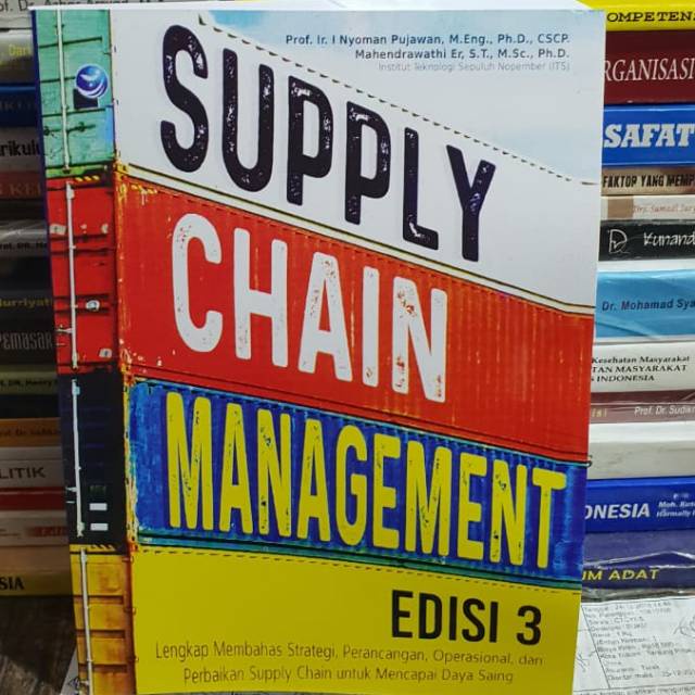 Jual SUPPLY CHAIN MANAGEMENT By Nyoman Pujawan | Shopee Indonesia