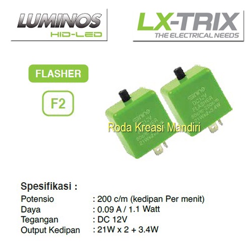 Jual Flasher Fleser Sen Sein Lampu Led Motor Kedip Bisa Diatur Luminos