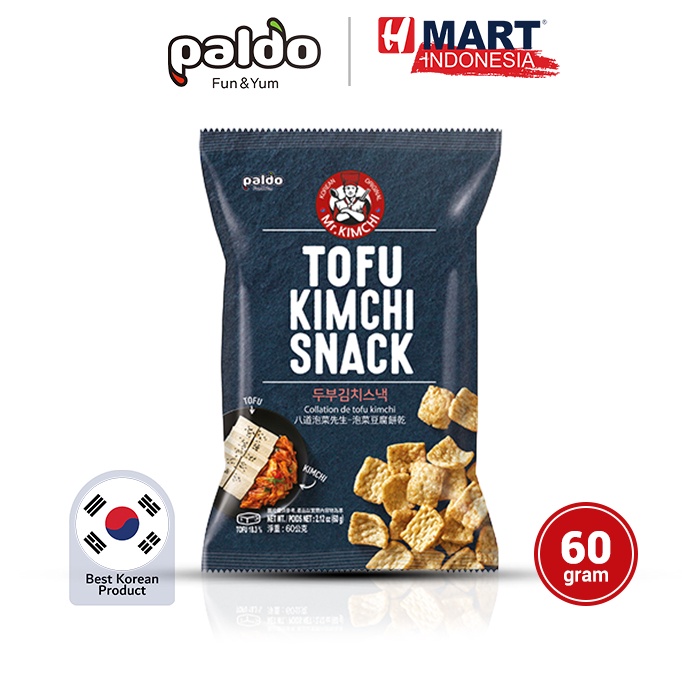 Jual Paldo Mr Kimchi Tofu Kimchi Snack Camilan Tahu Korea Rasa Kimchi