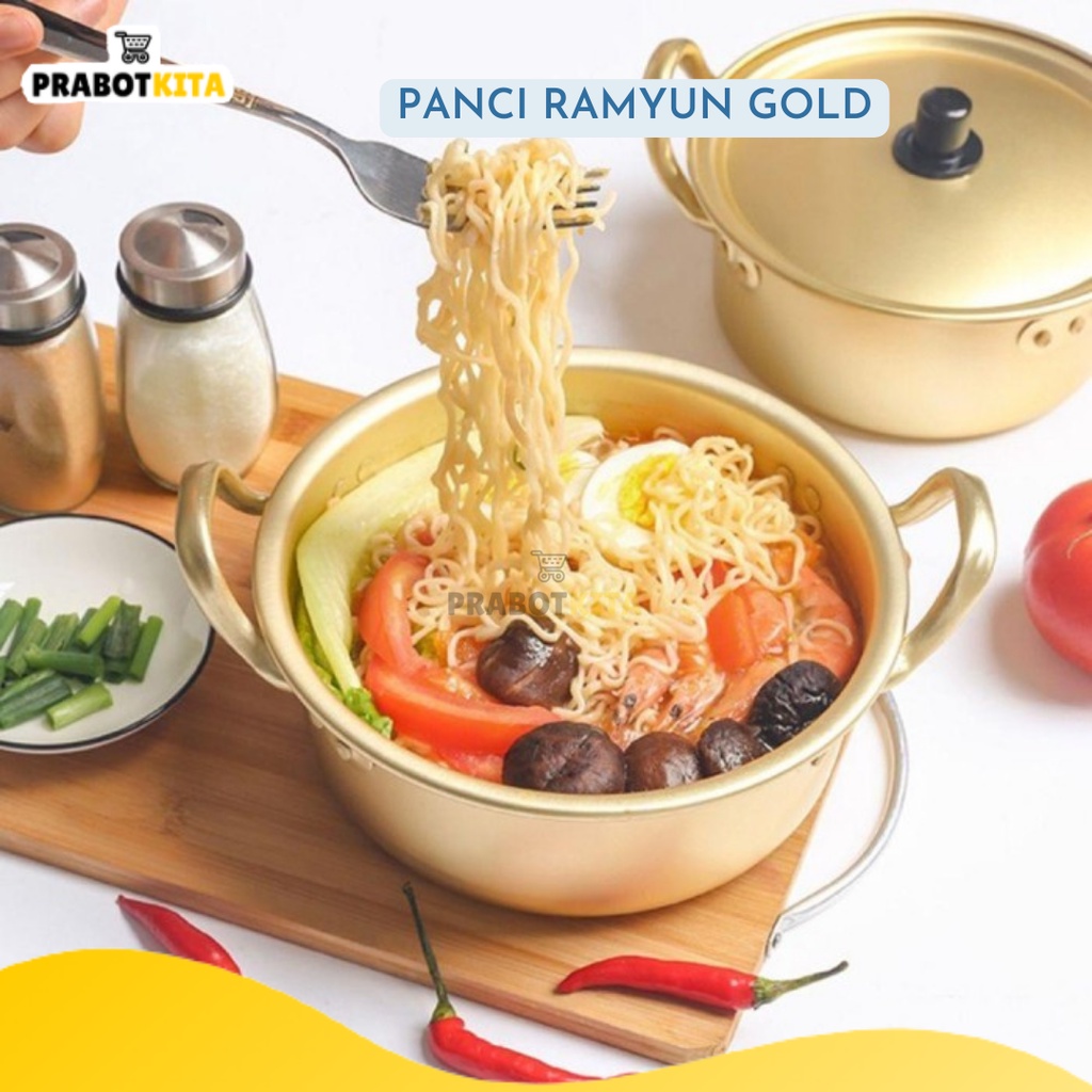 Jual Panci Ramyun Gold 18 cm / Panci Pot Ramen / Alat Masak Dapur ...