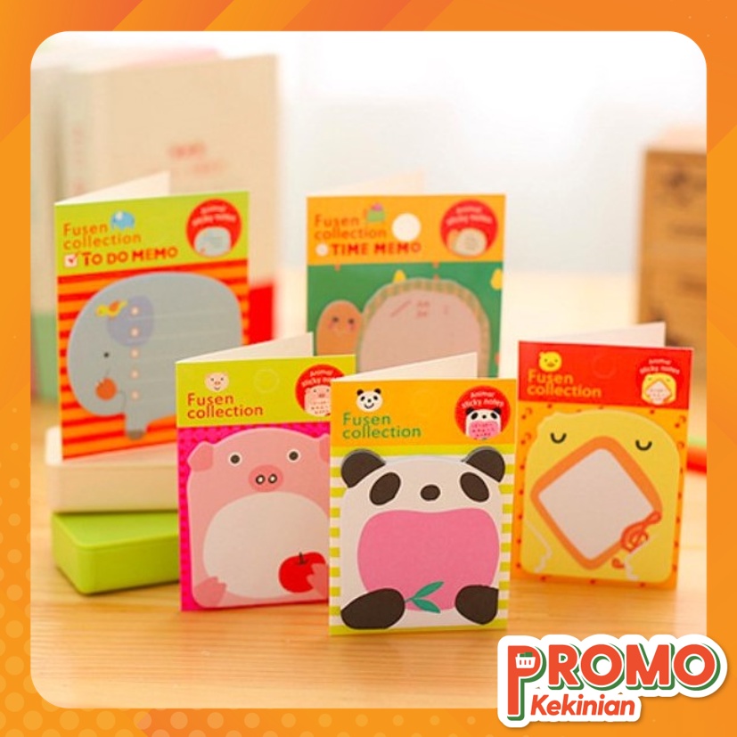 Jual PROMO KEKINIAN - S636 Sticky Notes Animal / Tempelan Kertas ...