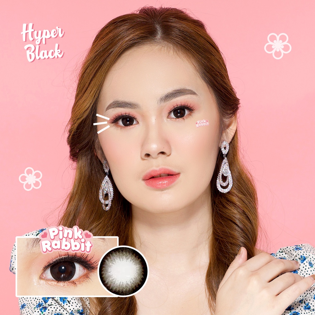 Jual Pinkrabbit Soflens Nyaman Anti Iritasi HYPER BLACK Minus 0,50 ...