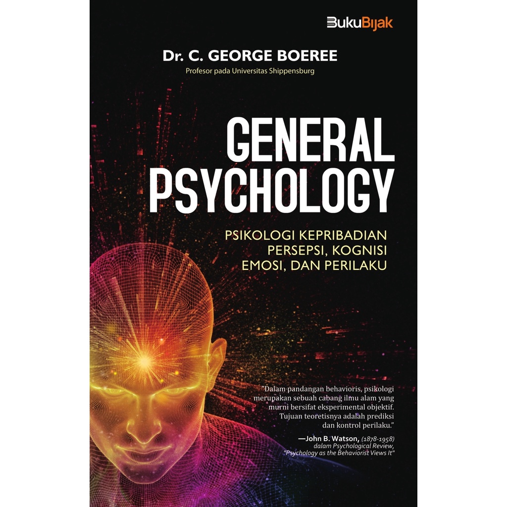 Jual BUKU GENERAL PSYCHOLOGY PSIKOLOGI KEPRIBADIAN PERSEPSI | Ready ...