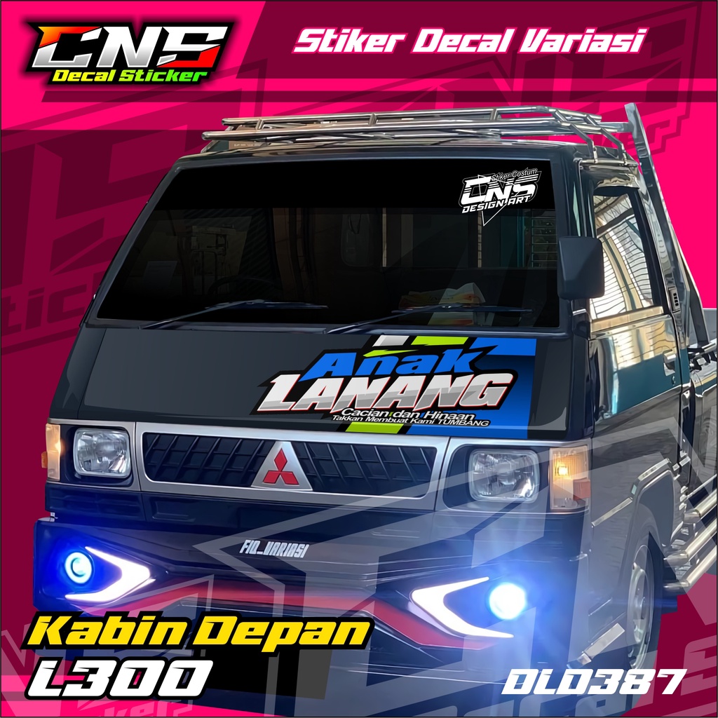 Jual Stiker Variasi Simpel Kabin Depan All Pick Up ANAK LANANG Full ...