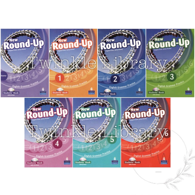 Jual BUKU FISIK New Round Up Starter 1 2 3 4 5 6 English Grammar ...