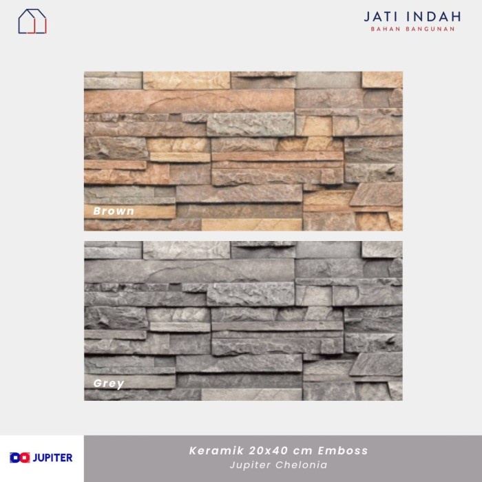 Jual Keramik Motif Batu Alam Emboss 20x40 cm Jupiter Chelonia | Shopee ...