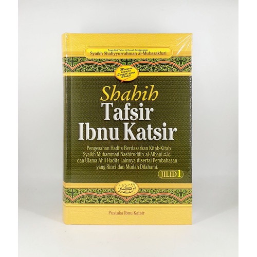 Jual Buku Tafsir Shahih Tafsir Ibnu Katsir Jilid I Pustaka Ibnu Katsir Shopee Indonesia