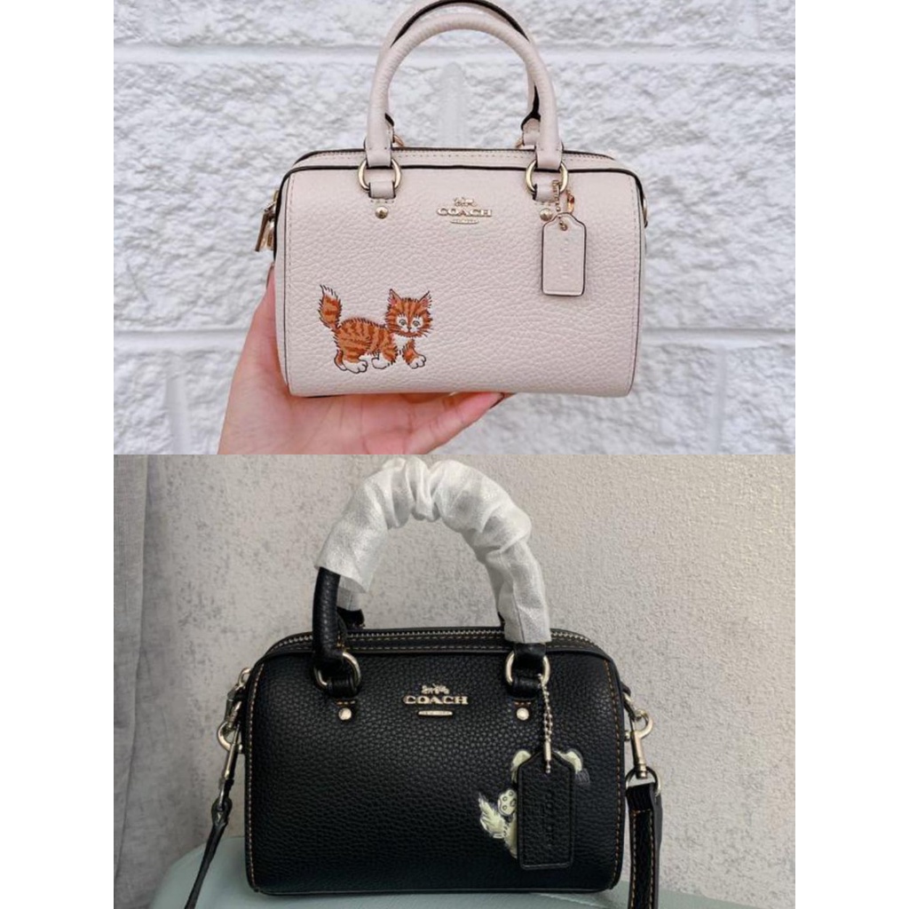 Coach Mini Rowan Crossbody with Happy Dog