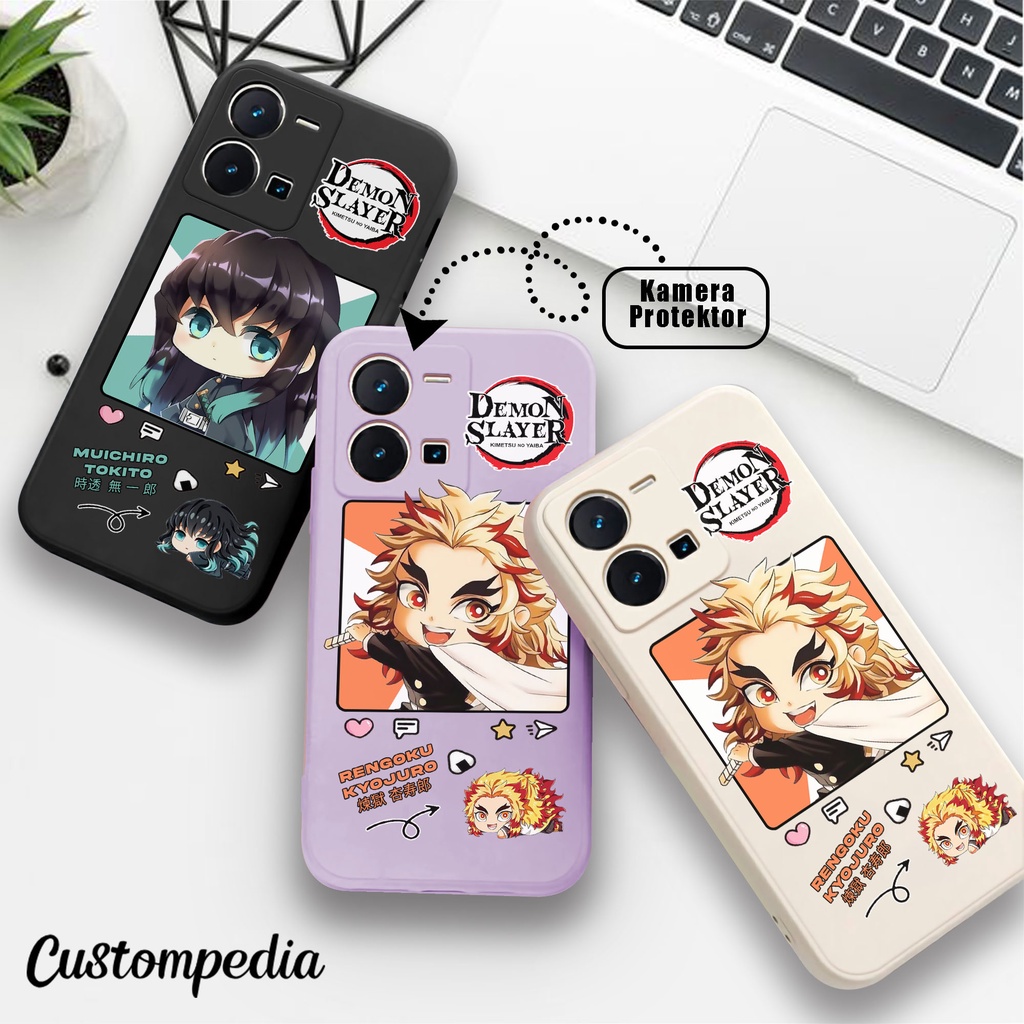 Jual Casing Demon Slayer Vivo Y12 Y17 Y12S Y20 Y30 Y50 Y1S Y91 Y95 Y22 ...