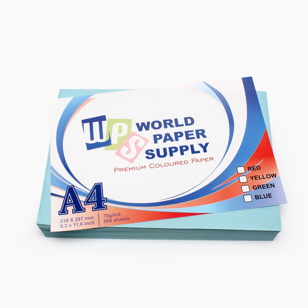 Jual WPS - Paper Supply Kertas HVS Berwarna Ukuran A4 70gr - Rim ...