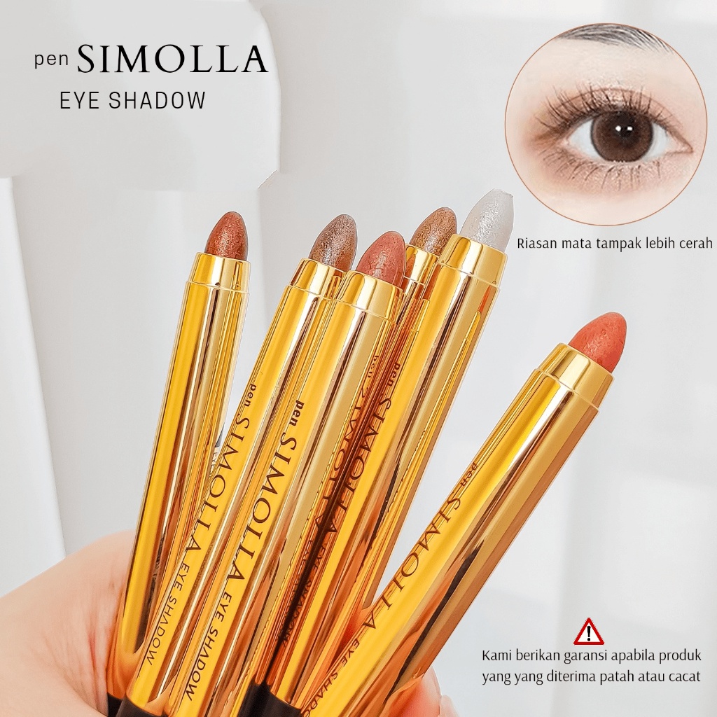 Jual Eyeshadow Pensil Eyeshadow Crayon Premium by SIMOLLA 2in1