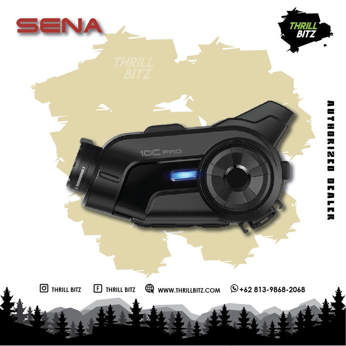 Sena 10c pro bluetooth headset hot sale & camera