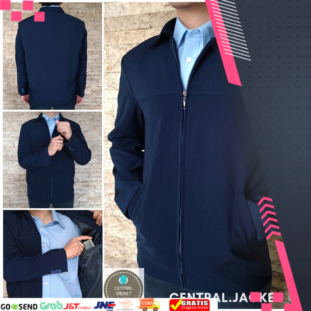 Jual JAKET FORMAL KEREN NYAMAN DESAIN NEW /JAKET SEMI JAS PRIA