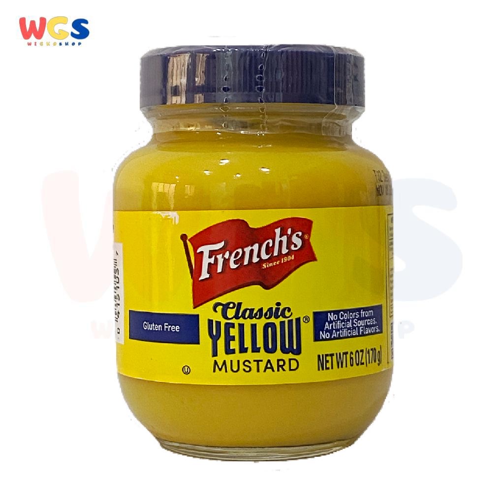 Jual French's Frenchs Classic Yellow Mustard Gluten Free Jar 6oz 170g