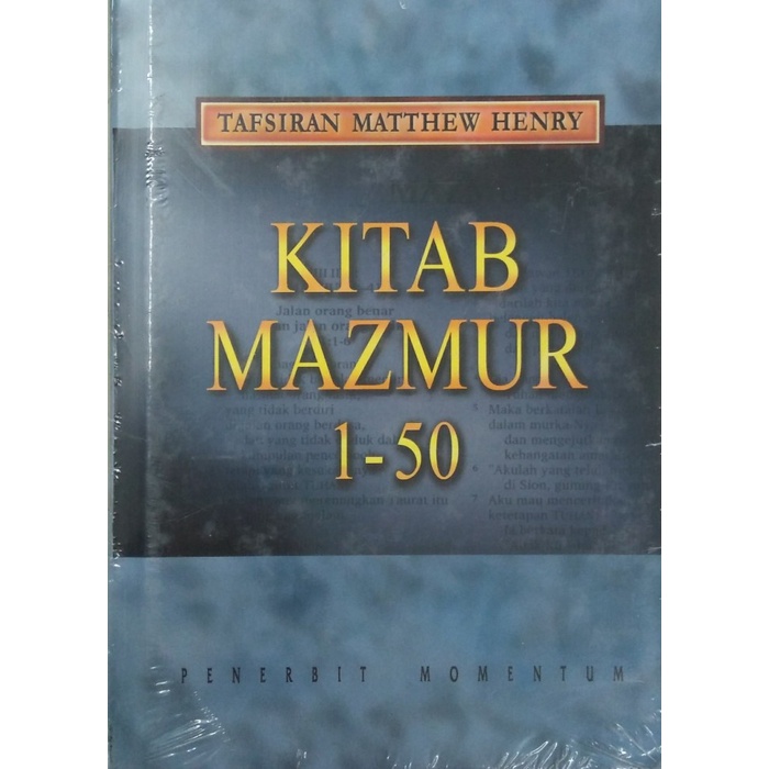 Jual Tafsiran Alkitab Matthew Henry Kitab Mazmur Pasal Shopee Indonesia