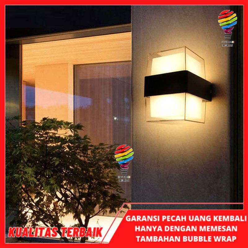 Jual Lampu Dinding 2 Arah Kotak Bulat Minimalis Lampu Hias Pilar ...