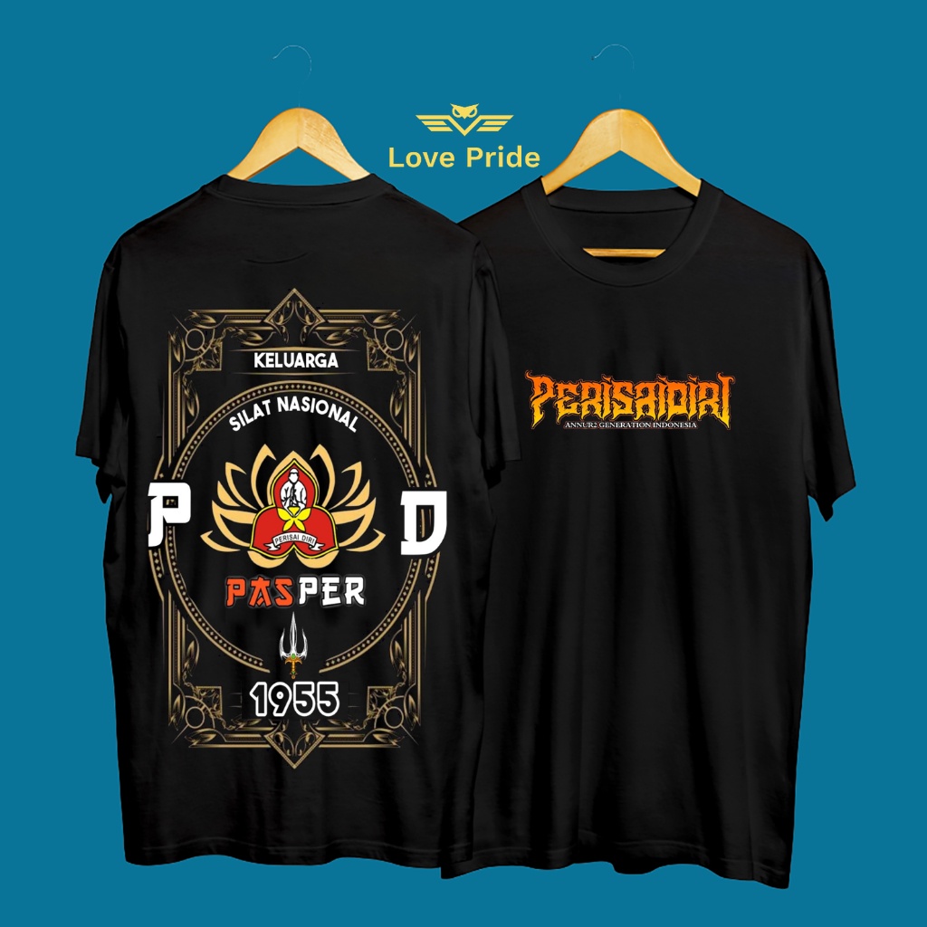 Jual Kaos Tshirt Baju Distro Pencat Silat Perisai Diri Keluarga Silat