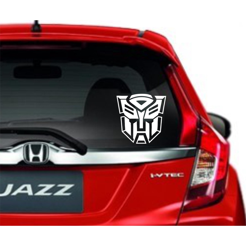 Jual stiker termurah stiker mobil cutting sticker logo transformer kaca ...