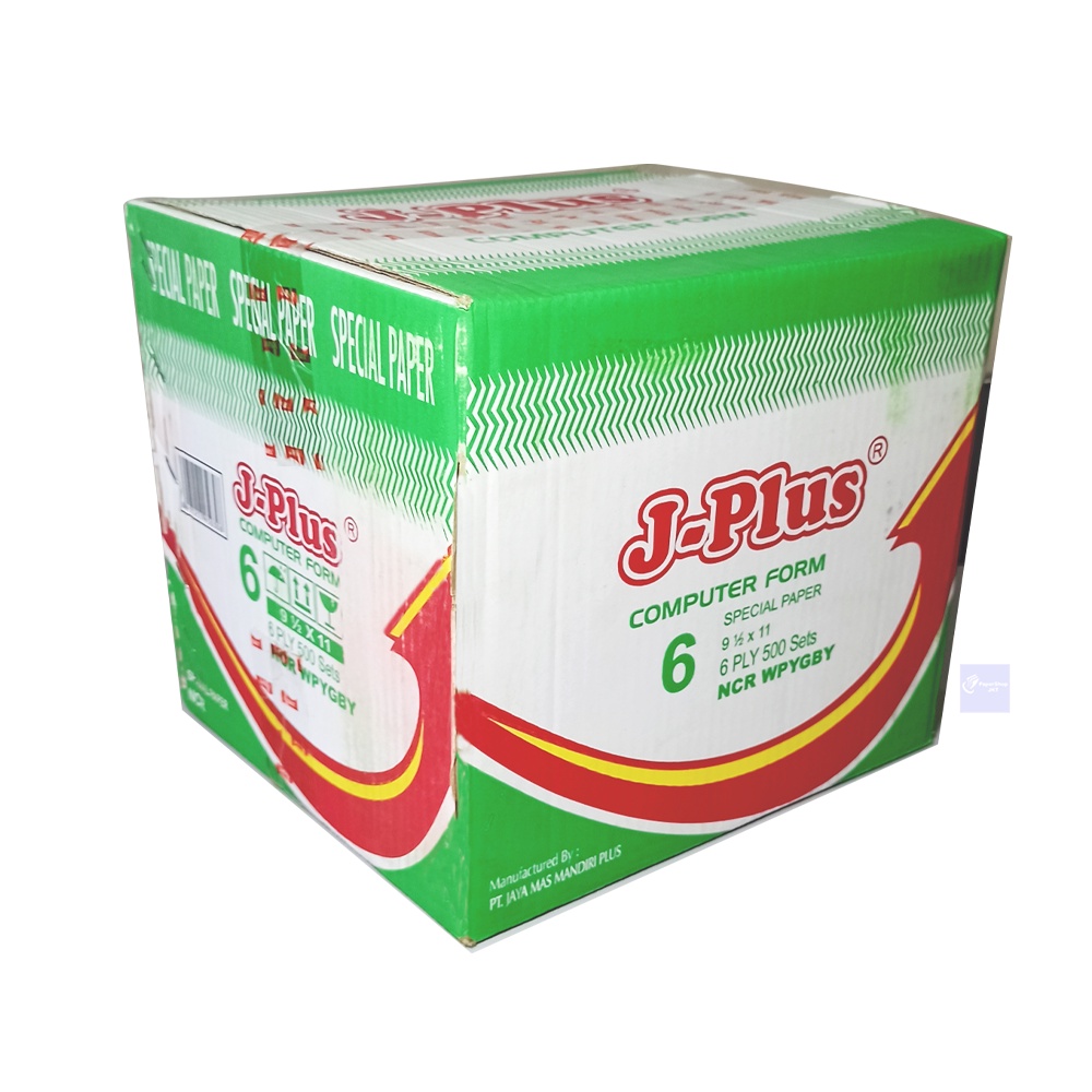 Jual J-PLUS - Continous Form 6 Ply 9 1/2 x 11 Ncr Kertas Komputer - Box ...