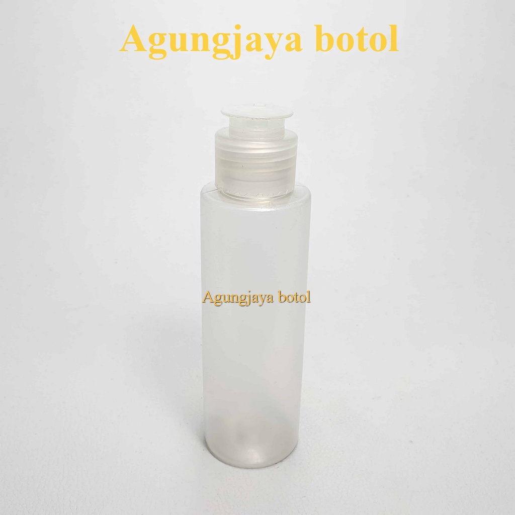 Jual Botol Pet Ml Rf Panjang Natural Frossted Tutup Fliptop Botol