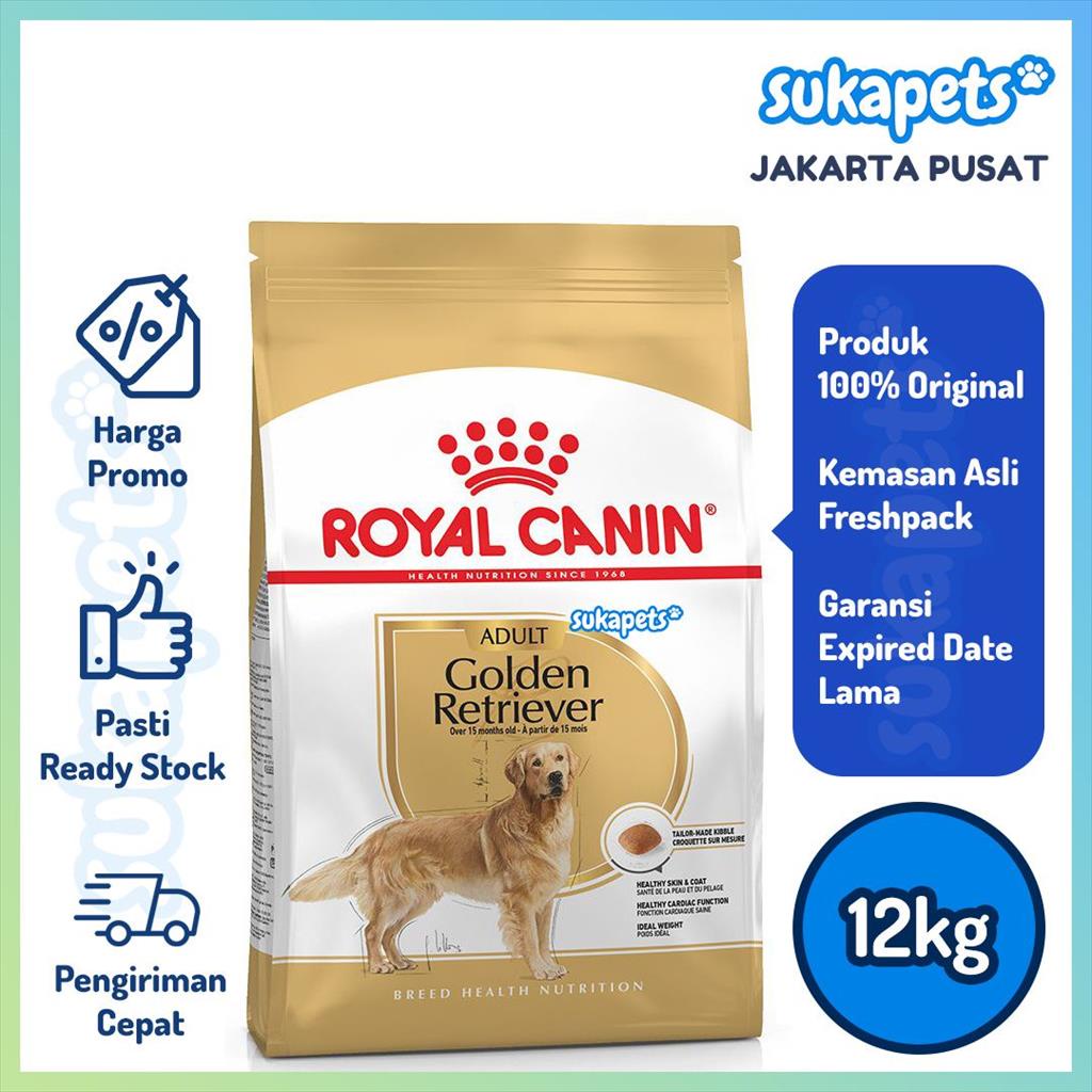 Jual Royal Canin Golden Retriever Adult Makanan Anjing Dewasa 12kg