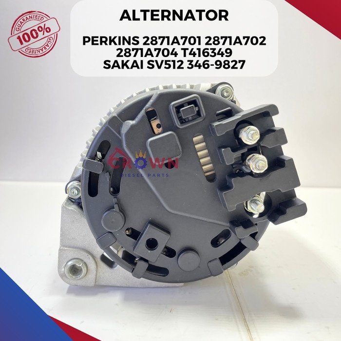 Jual Alternator Perkins 2871A701 2871A702 2871A704 Sakai SV512 346-9827 ...