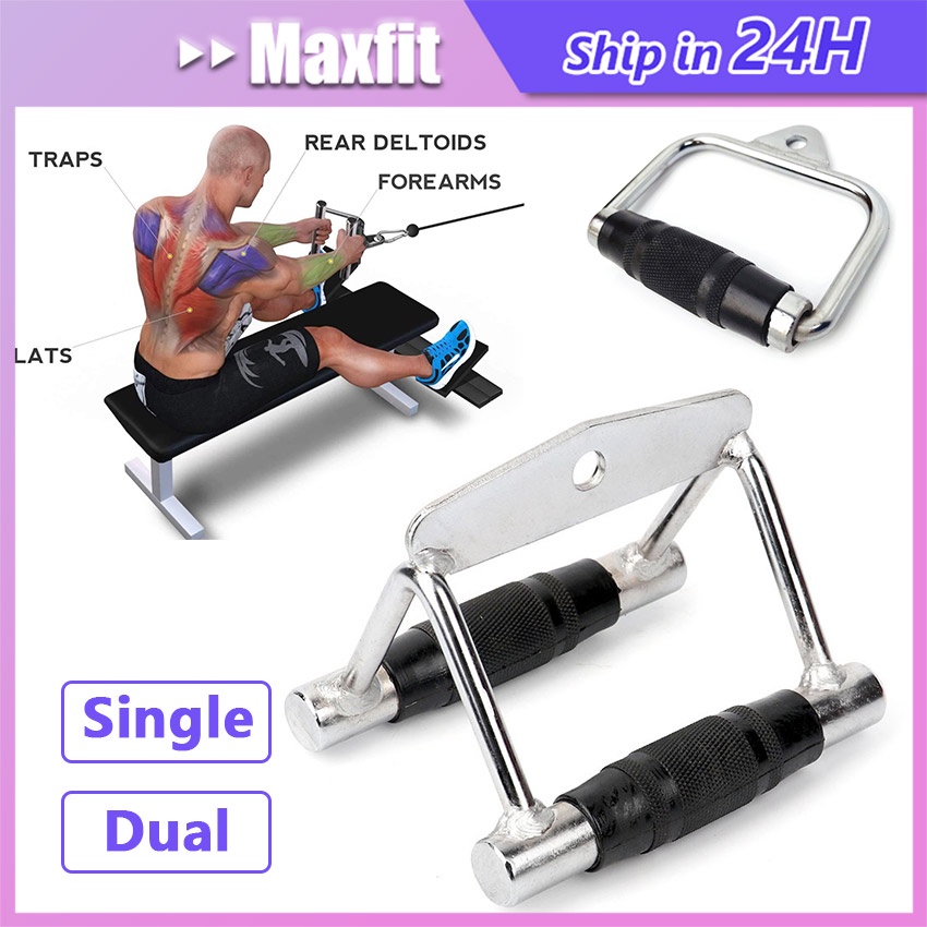 Jual Grip Handle Rowing V Bar D Handle Gym Rowing Hand Grip Pull Down