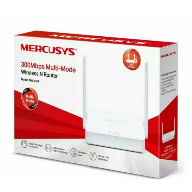 Jual Mercusys MW302R Router Wireless WiFi 2 Antena 300Mbps N66 FS ...