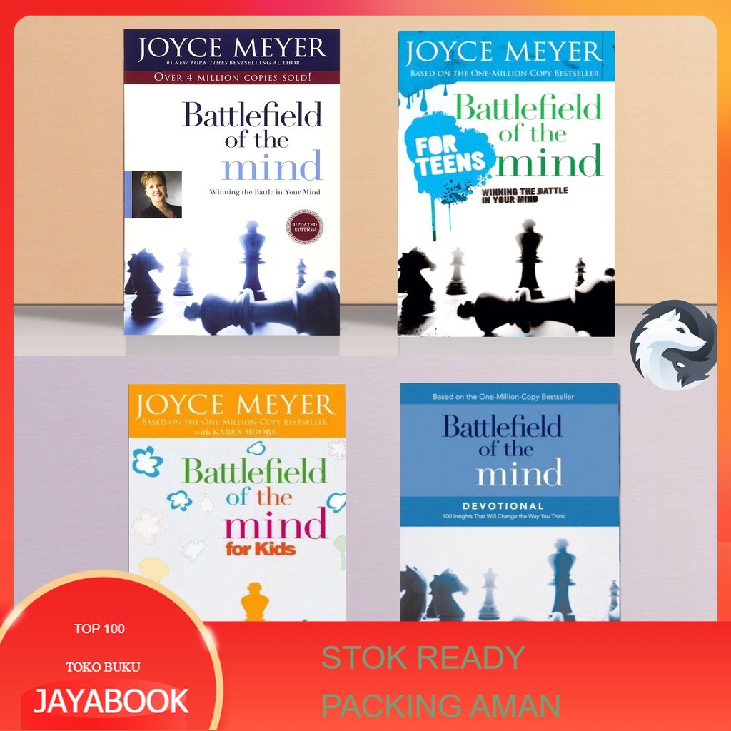 Jual Battlefield of the Mind Books Series By Joyce Meyer (For teens ...