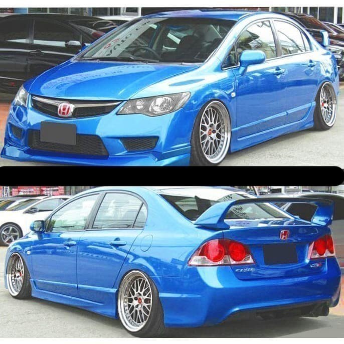 Jual 03 bodykit civic fd type r lips mugen 2007 GRT Duraflex | Shopee ...