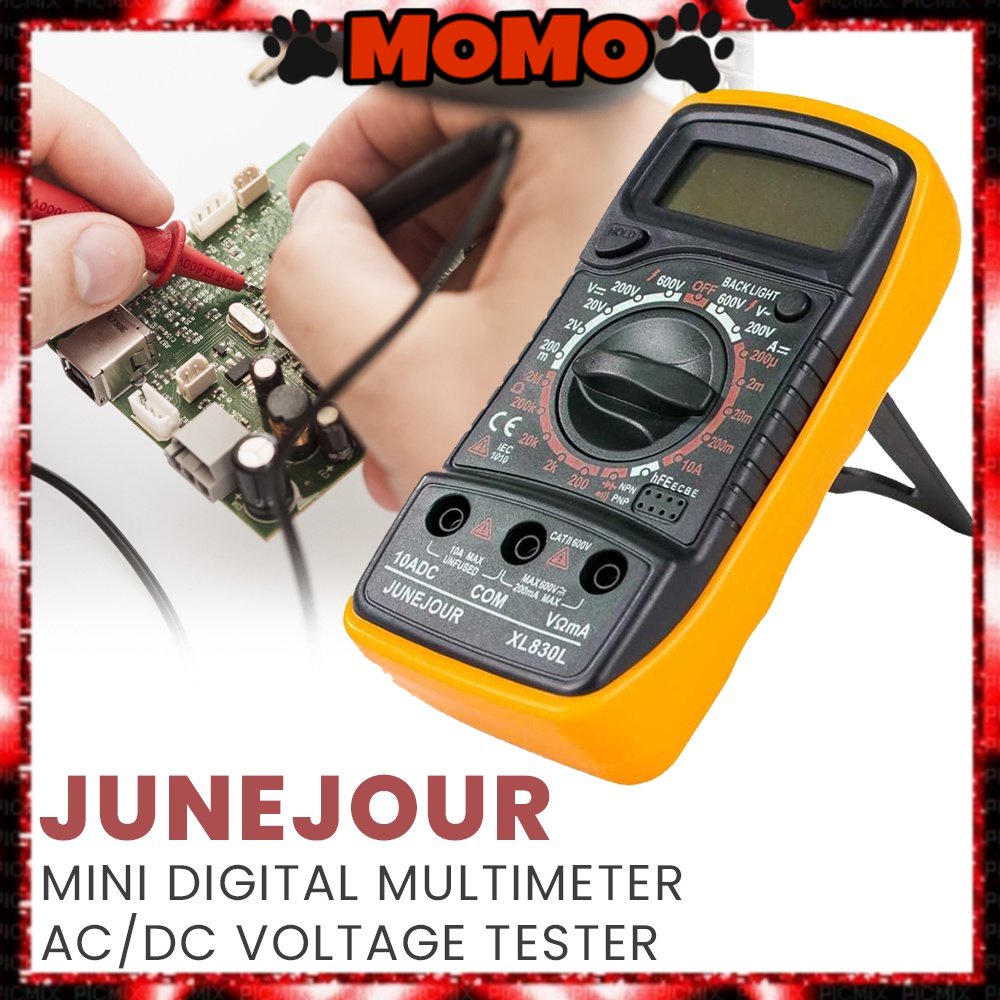 Jual Multimeter Digital AC/DC Voltage Tester / Multitester Digital ...