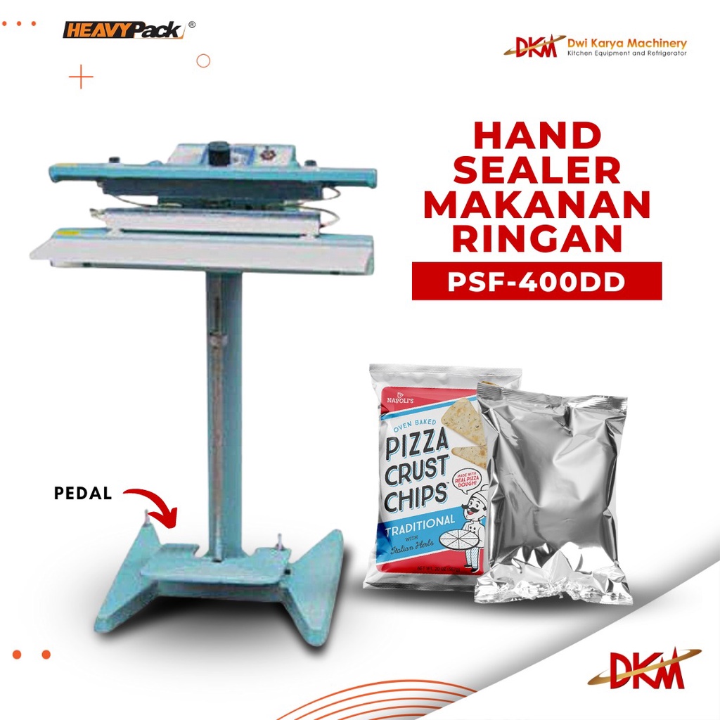 Jual Heavypack Mesin Sealer Makanan Ringan Dengan Pedal Pfs 400dd