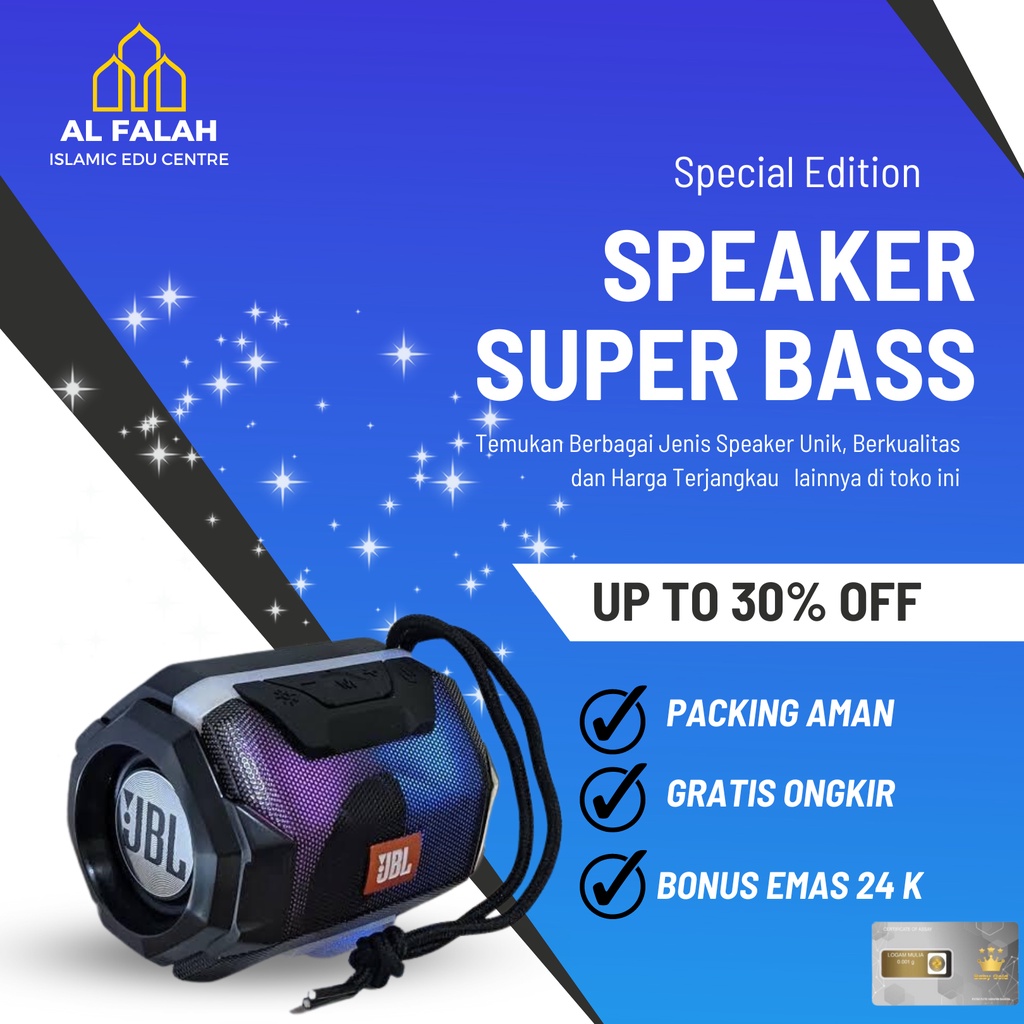 Jual JBL Speaker Bluetooth Full Bass 162 Wireless Portable Salon Aktif ...