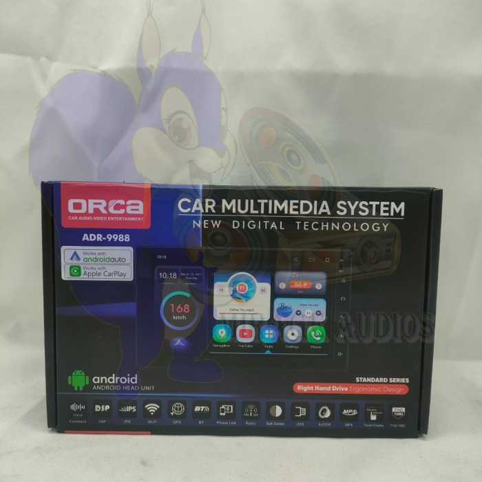 Jual Head Unit Android ORCA ADR-7688 Socket Toyota 7 inch Ram 2gb ...