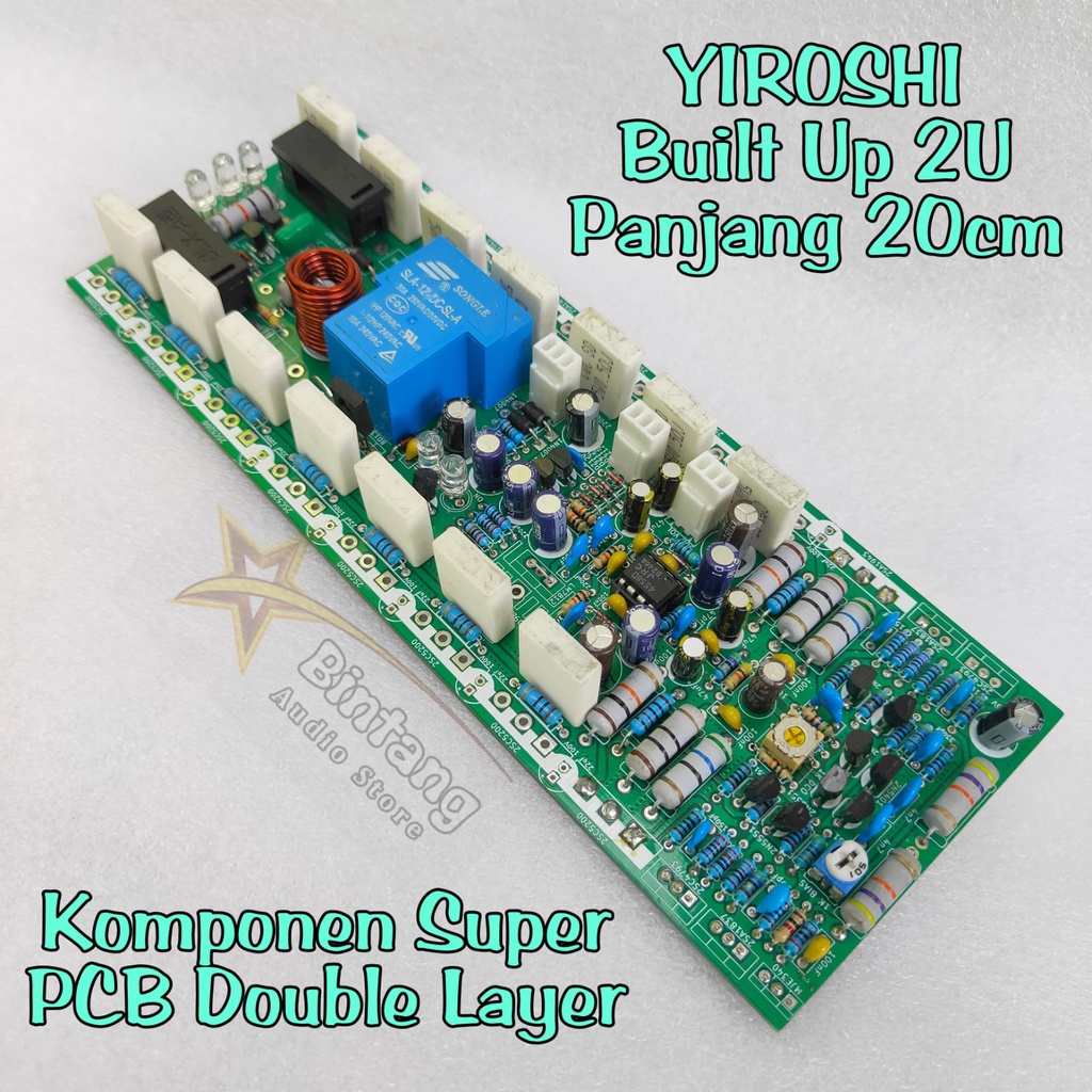 Jual Kit Driver Power YIROSHI Built Up 2U 20 CM PCB Dobel Layer
