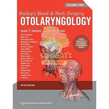 Jual BUKU BAILEY'S HEAD & NECK SURGERY OTOLARYNGOLOGY VOLUME 2 | Shopee ...