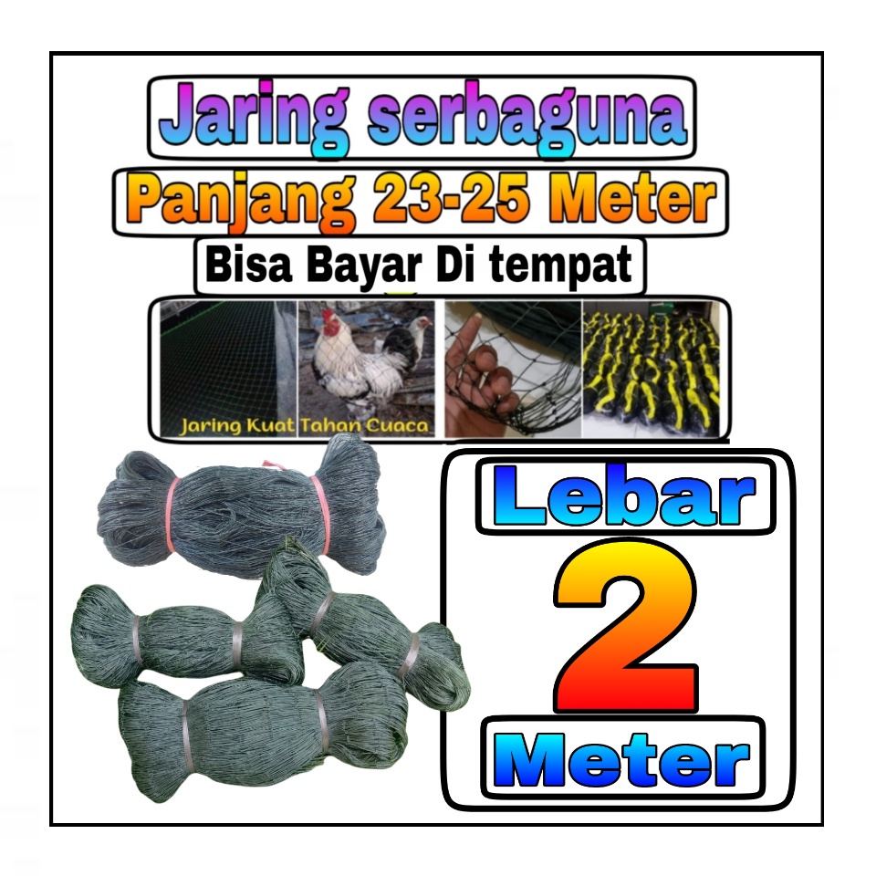 Jual Jaring Kandang Ayam Lebar Meter Jaring Serbaguna Jaring Burung Jaring Taman